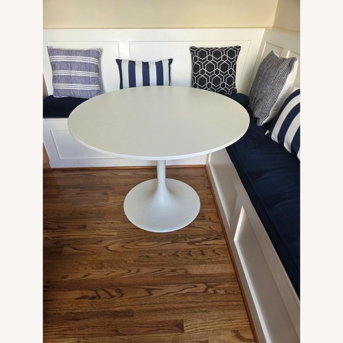 Used IKEA White Plastic Dining Table for sale on AptDeco