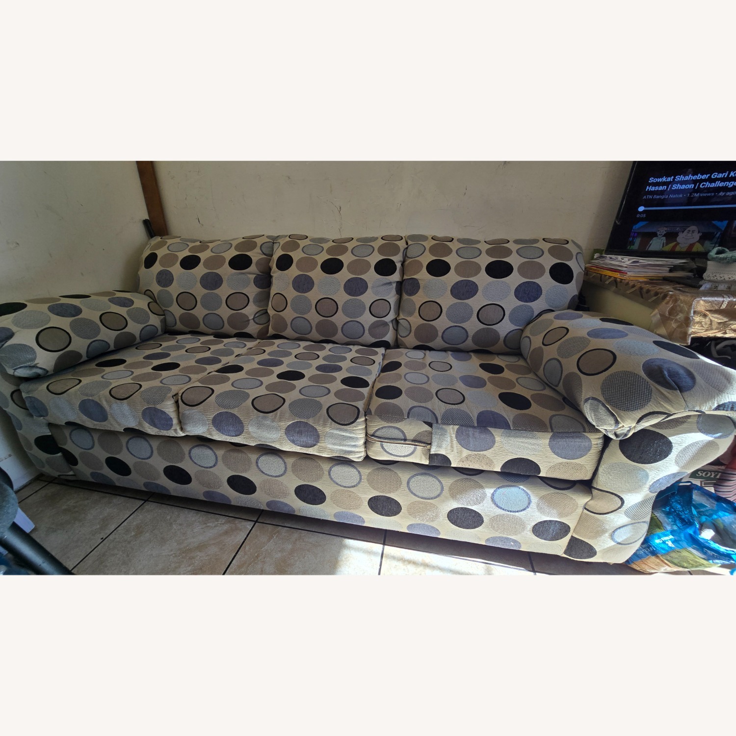 Fabric 3+ Seater Sofa - image-2