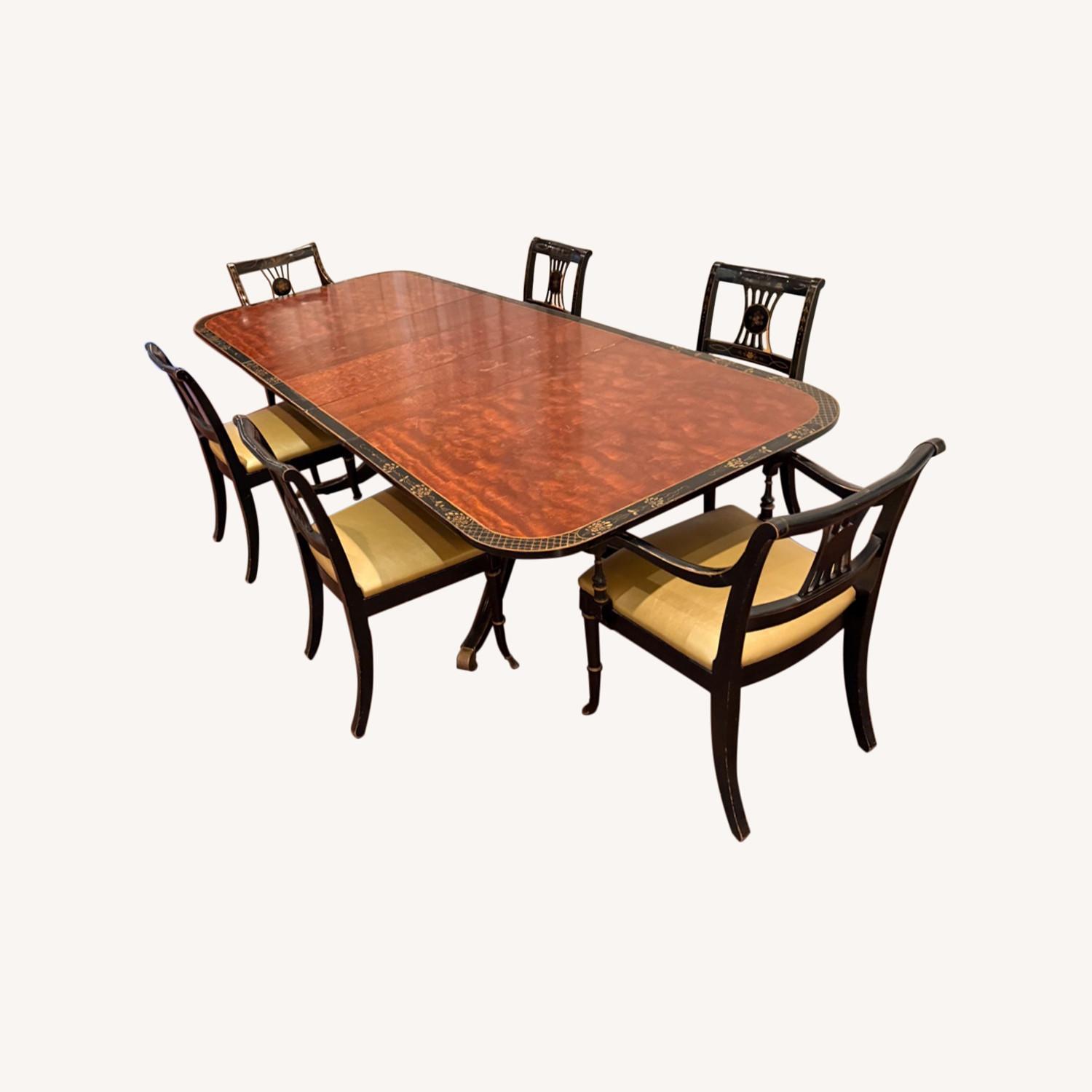 Vintage Union-National Hand-Painted Dining Set - image-0