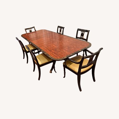 Used Vintage Union-National Hand-Painted Dining Set for sale on AptDeco