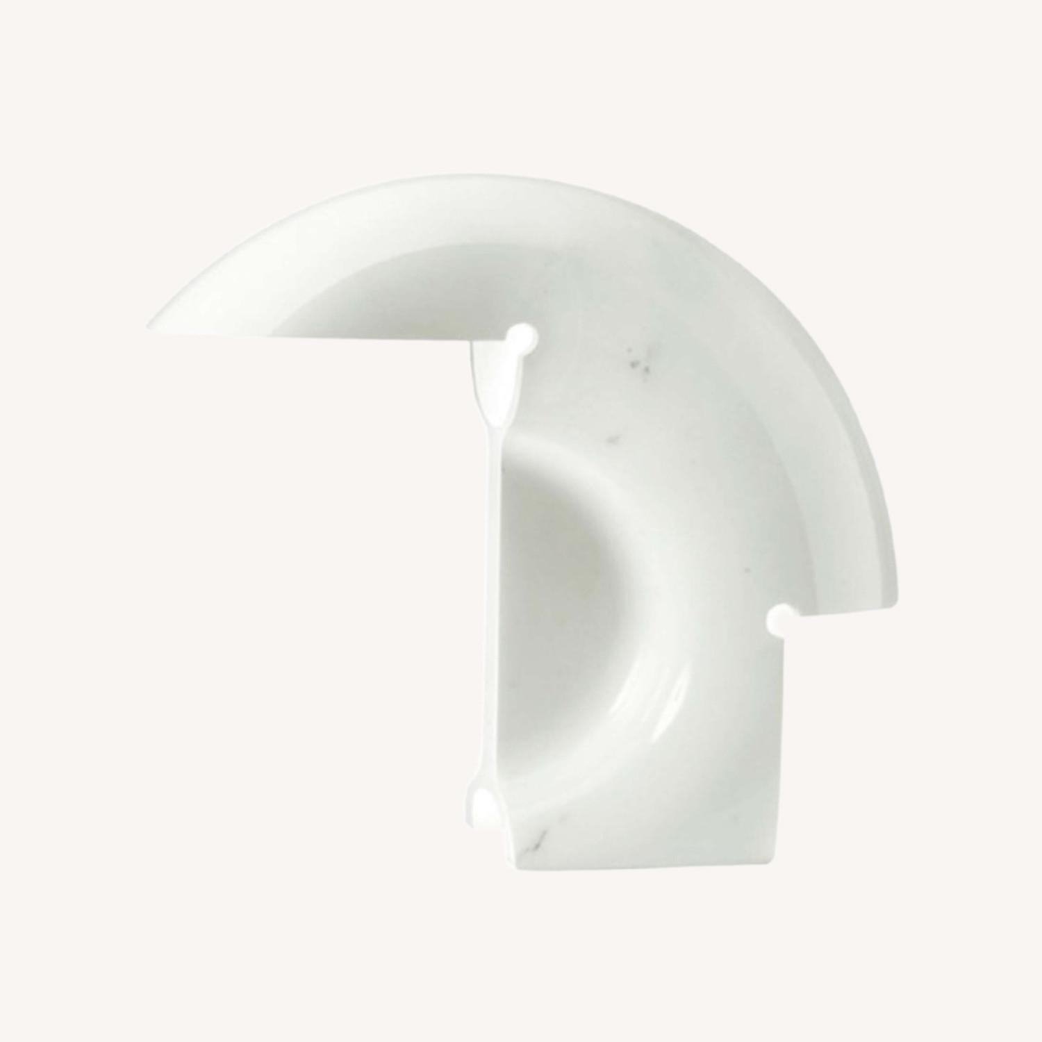 Flos Biagio White Marble Table Lamp - image-0