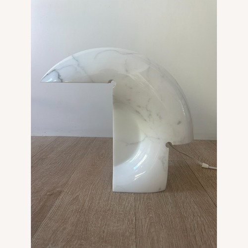 Used Flos Biagio White Marble Table Lamp for sale on AptDeco