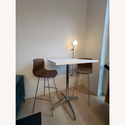 Used Design Within Reach Loku Dark Brown Stools for sale on AptDeco