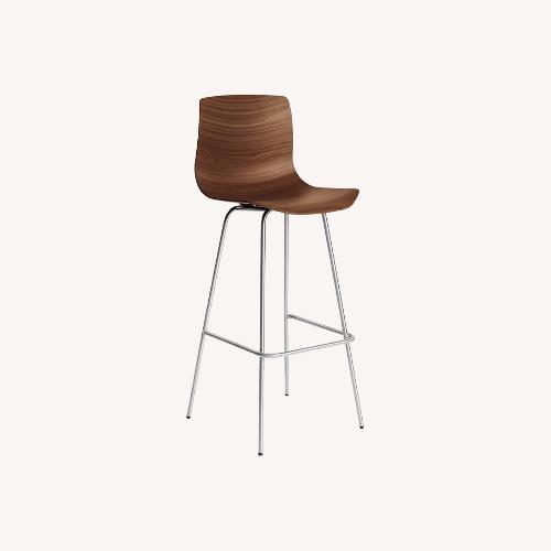 Used Design Within Reach Loku Dark Brown Stools for sale on AptDeco