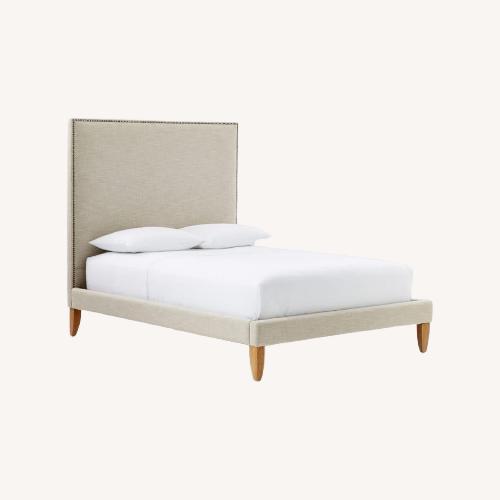 Used West Elm Upholstered Queen Size Bed for sale on AptDeco