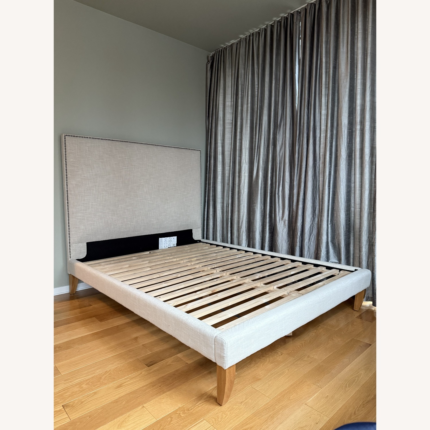 West Elm Upholstered Queen Size Bed - image-2