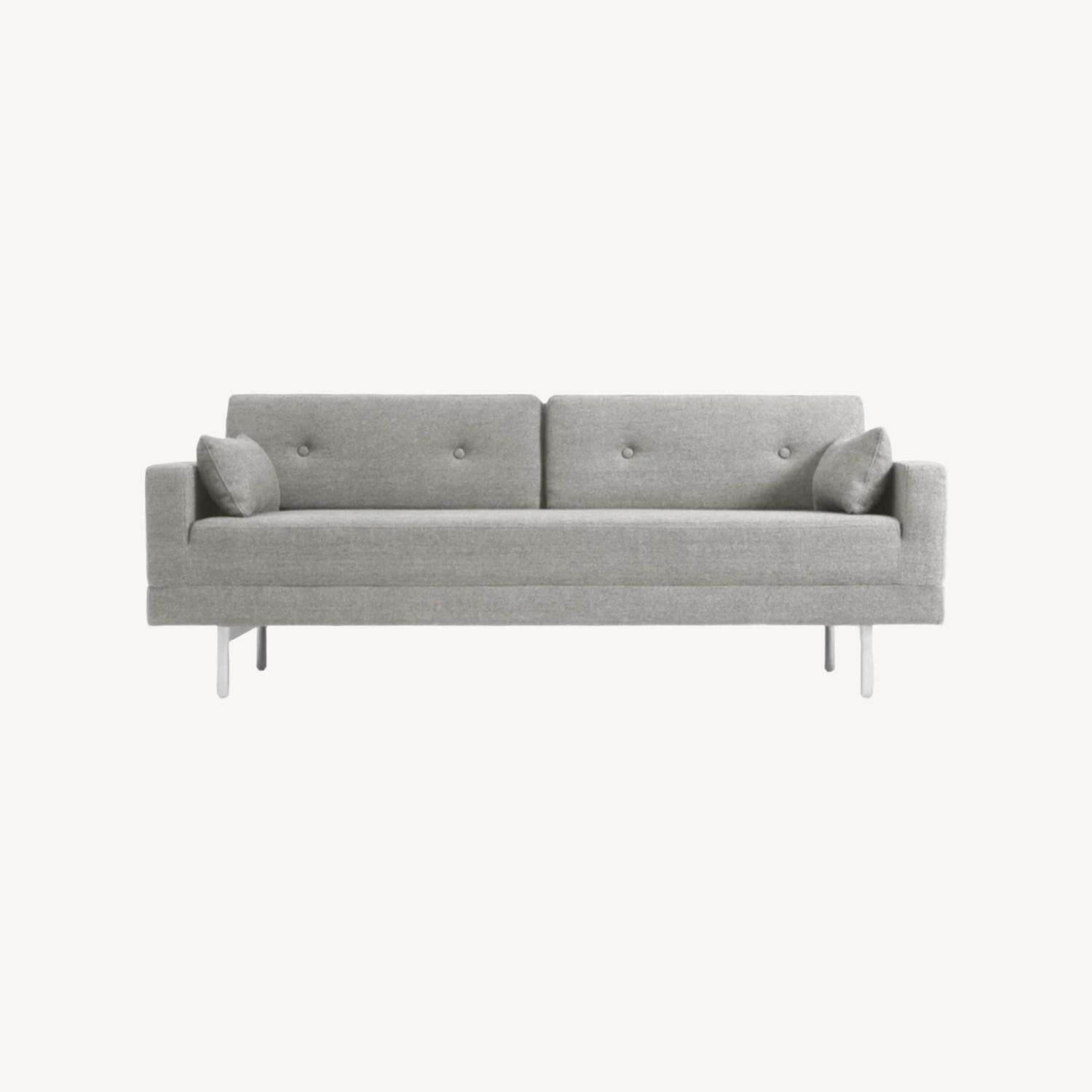 Blu Dot Light Gray Fabric Sleeper Sofa - image-0