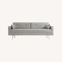 Blu Dot Light Gray Fabric Sleeper Sofa