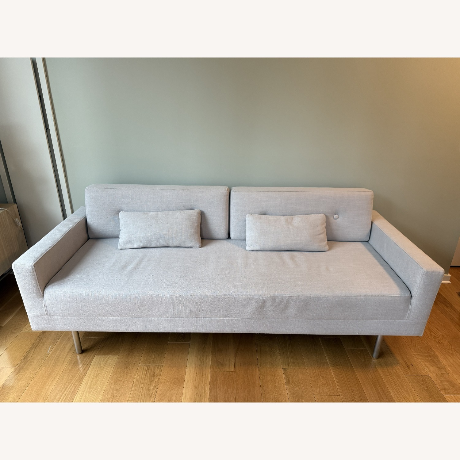 Blu Dot Light Gray Fabric Sleeper Sofa - image-5