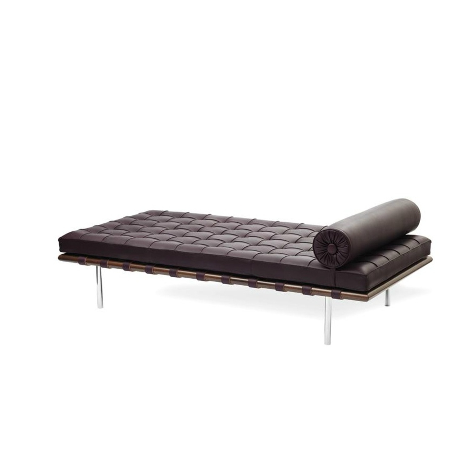 Knoll Barcelona Black Leather Daybed - image-12