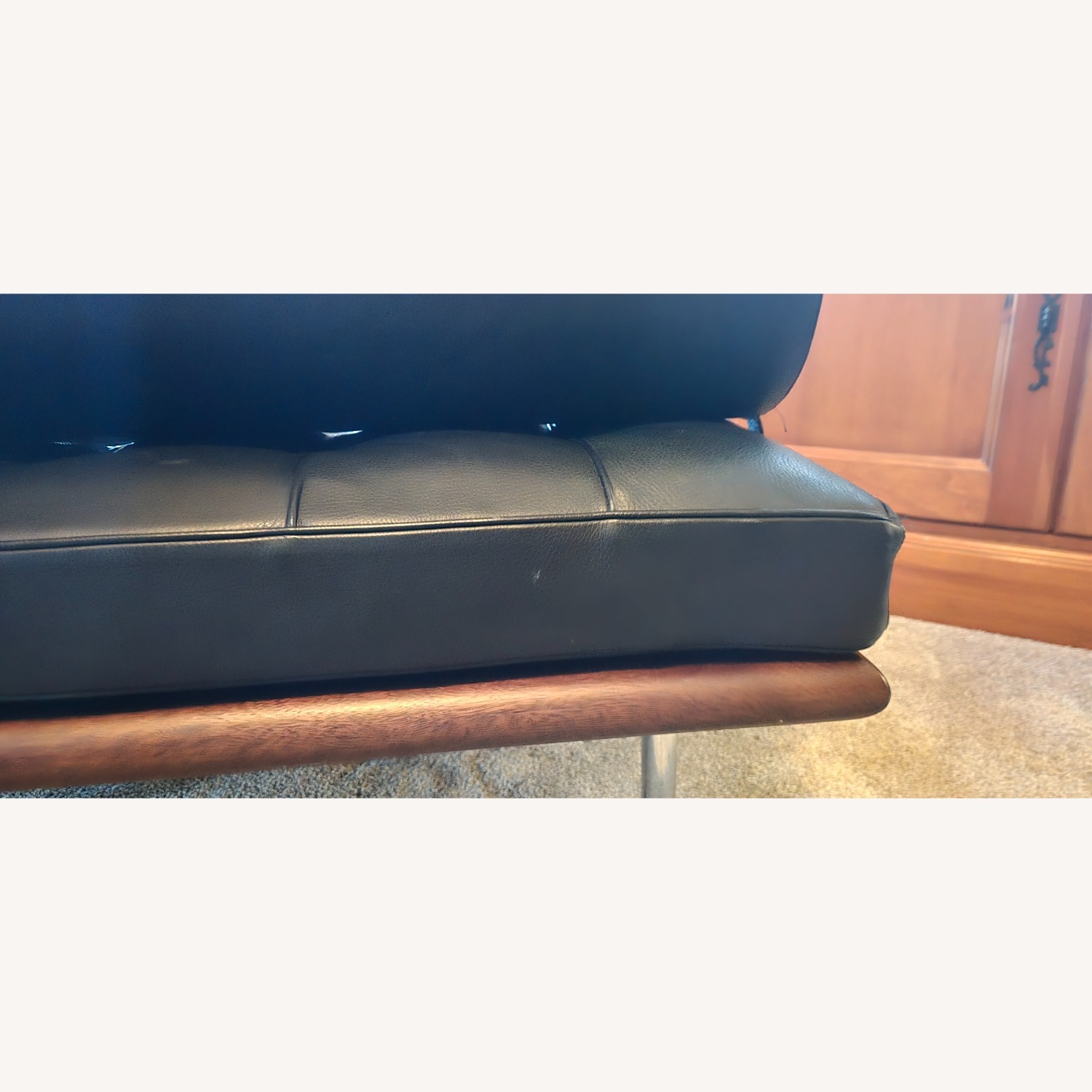 Knoll Barcelona Black Leather Daybed - image-8