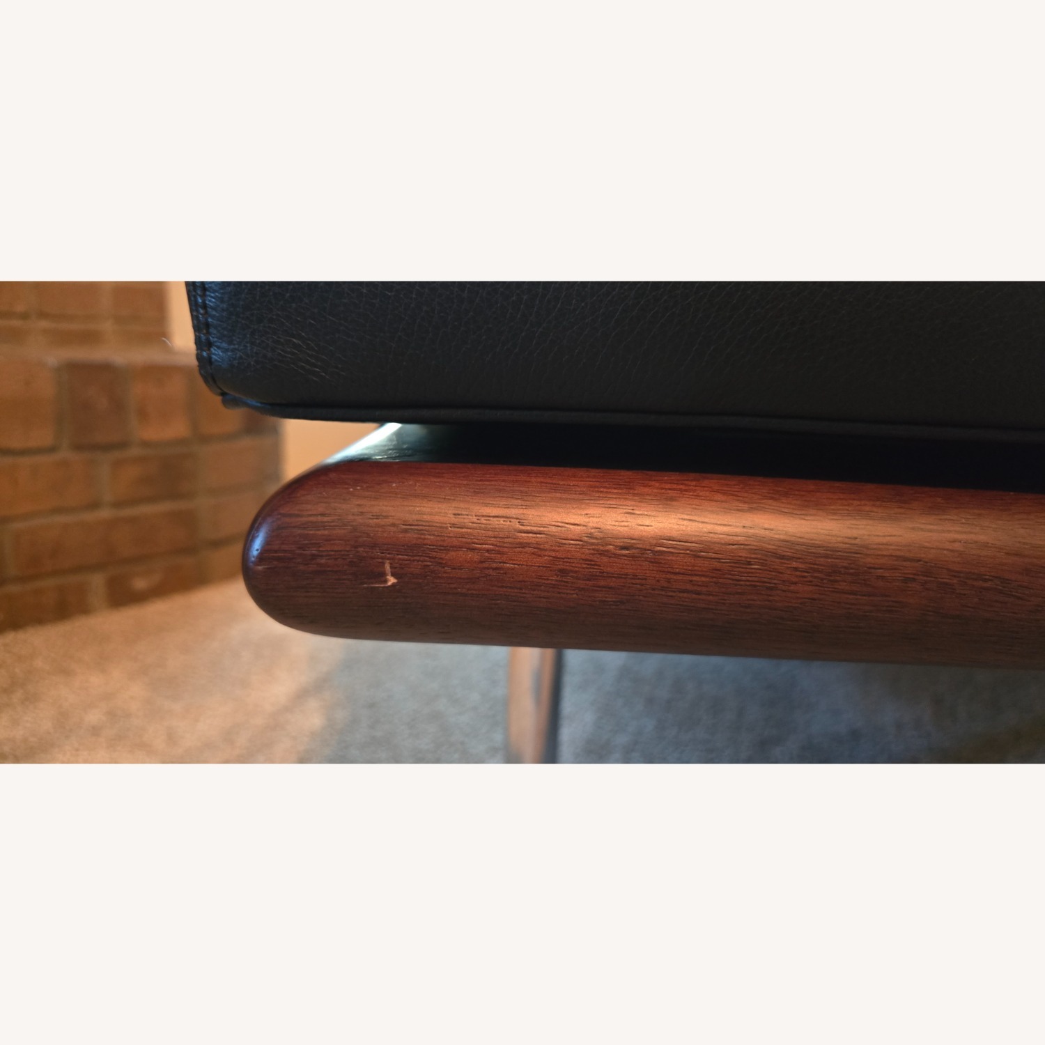 Knoll Barcelona Black Leather Daybed - image-7