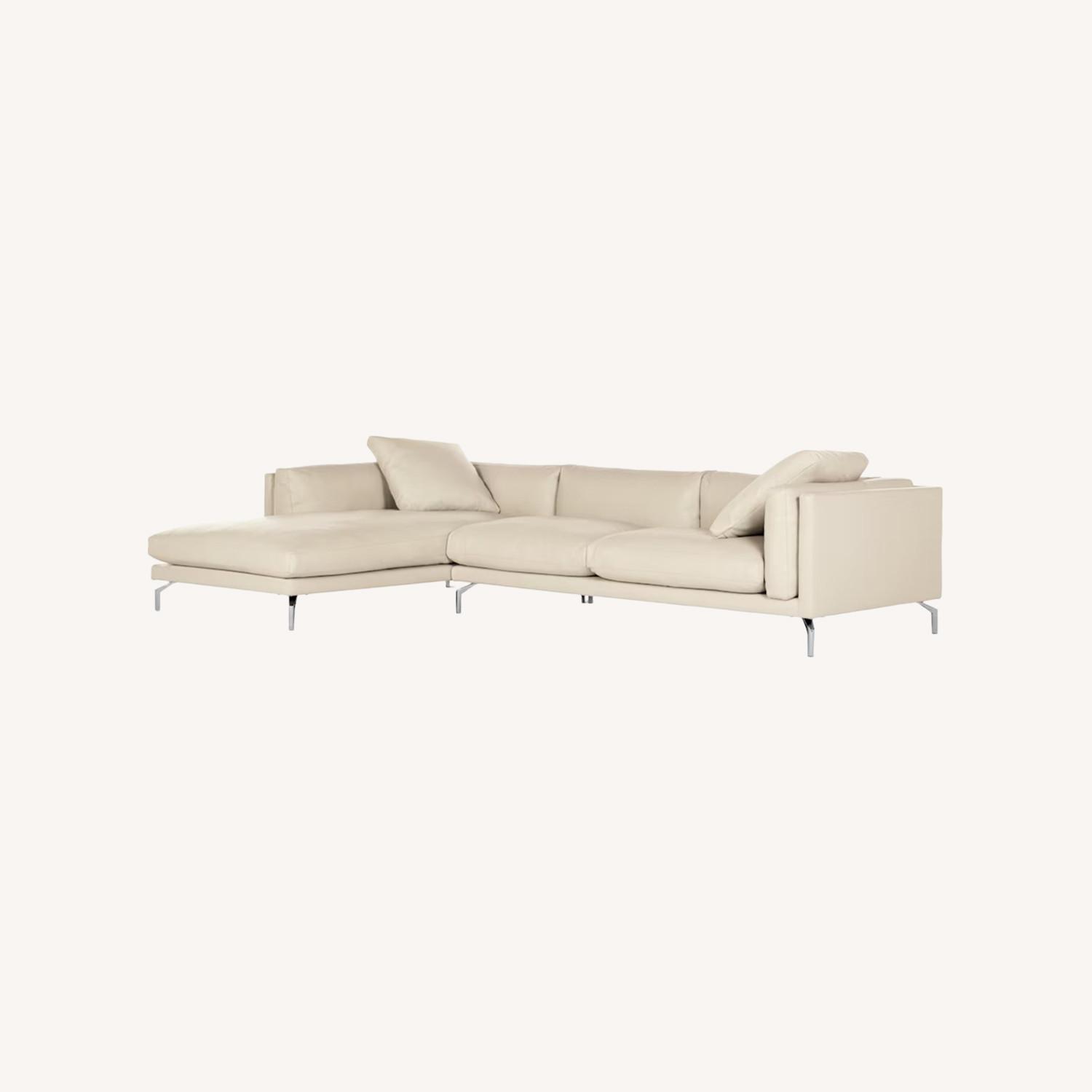 Design Within Reach Como Leather 3+ Piece Sectional - image-0