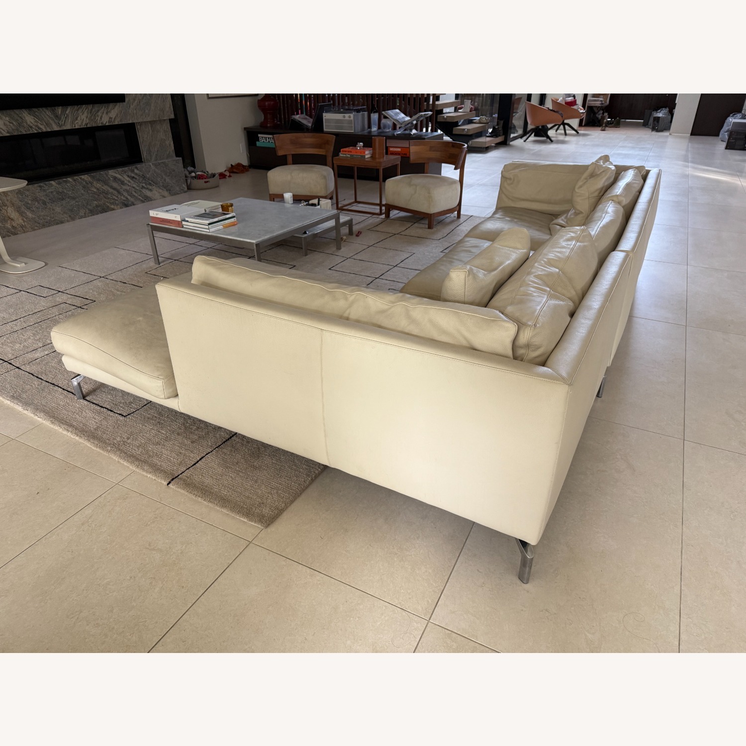 Design Within Reach Como Leather 3+ Piece Sectional - image-3