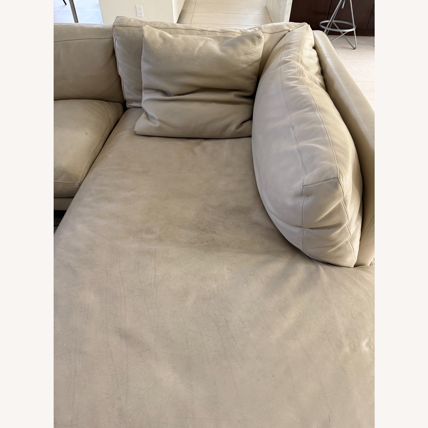 Design Within Reach Como Leather 3+ Piece Sectional - image-4