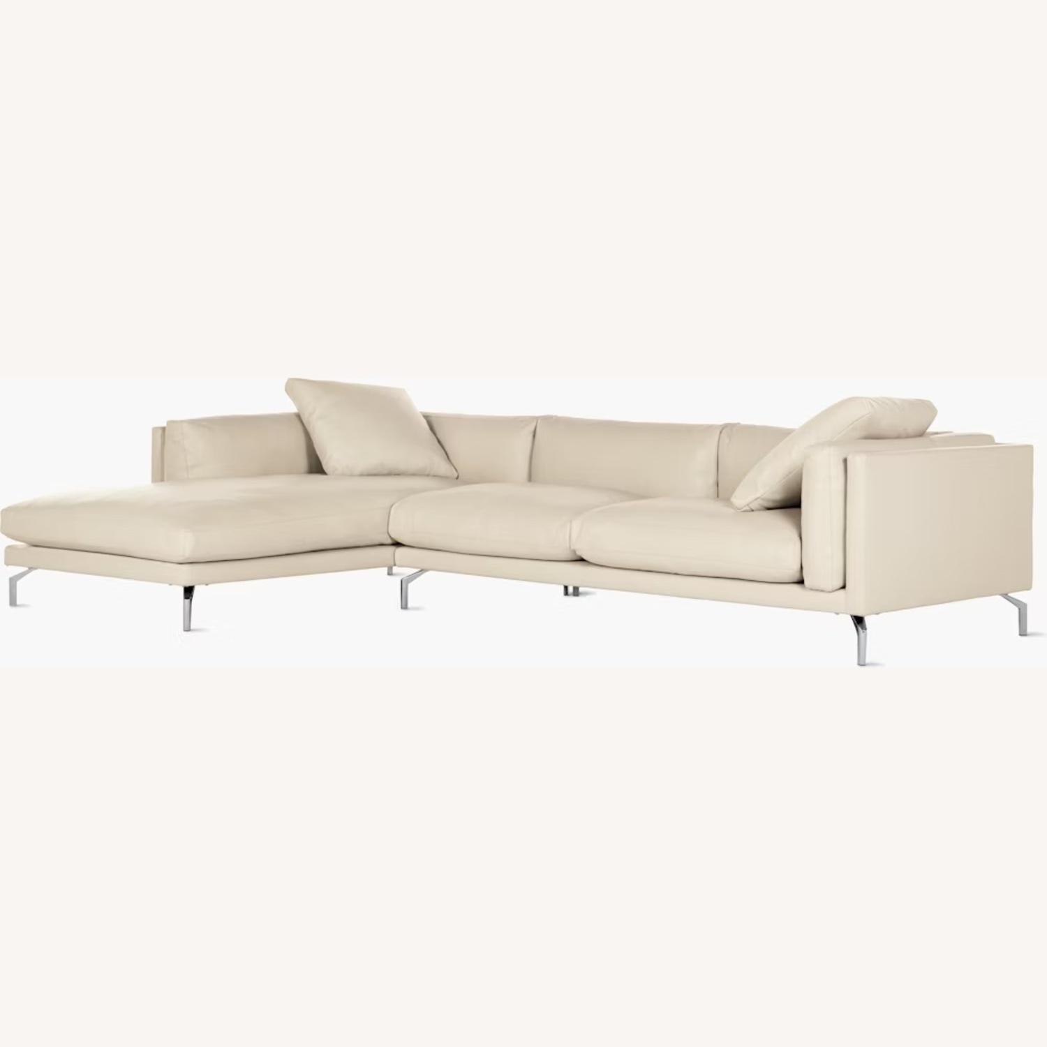 Design Within Reach Como Leather 3+ Piece Sectional - image-7