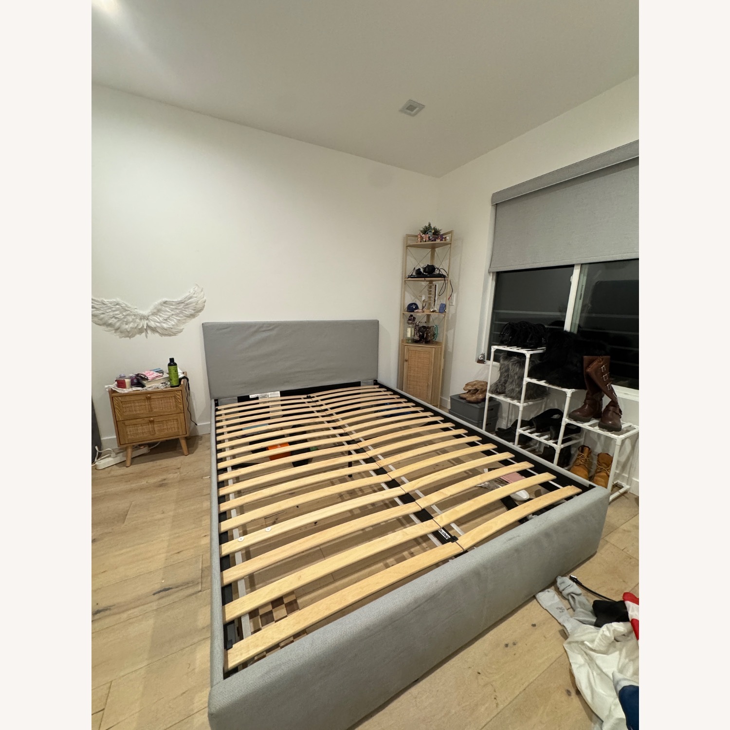 IKEA Gladstad Upholstered Bed Frame (Full) - image-1