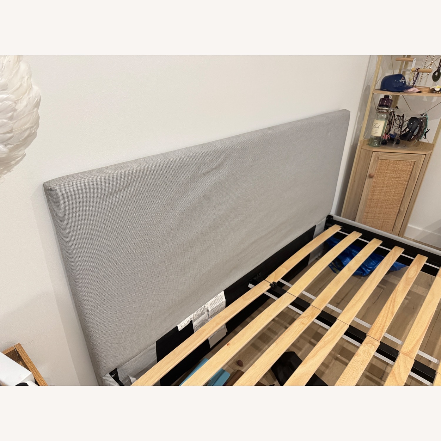 IKEA Gladstad Upholstered Bed Frame (Full) - image-2