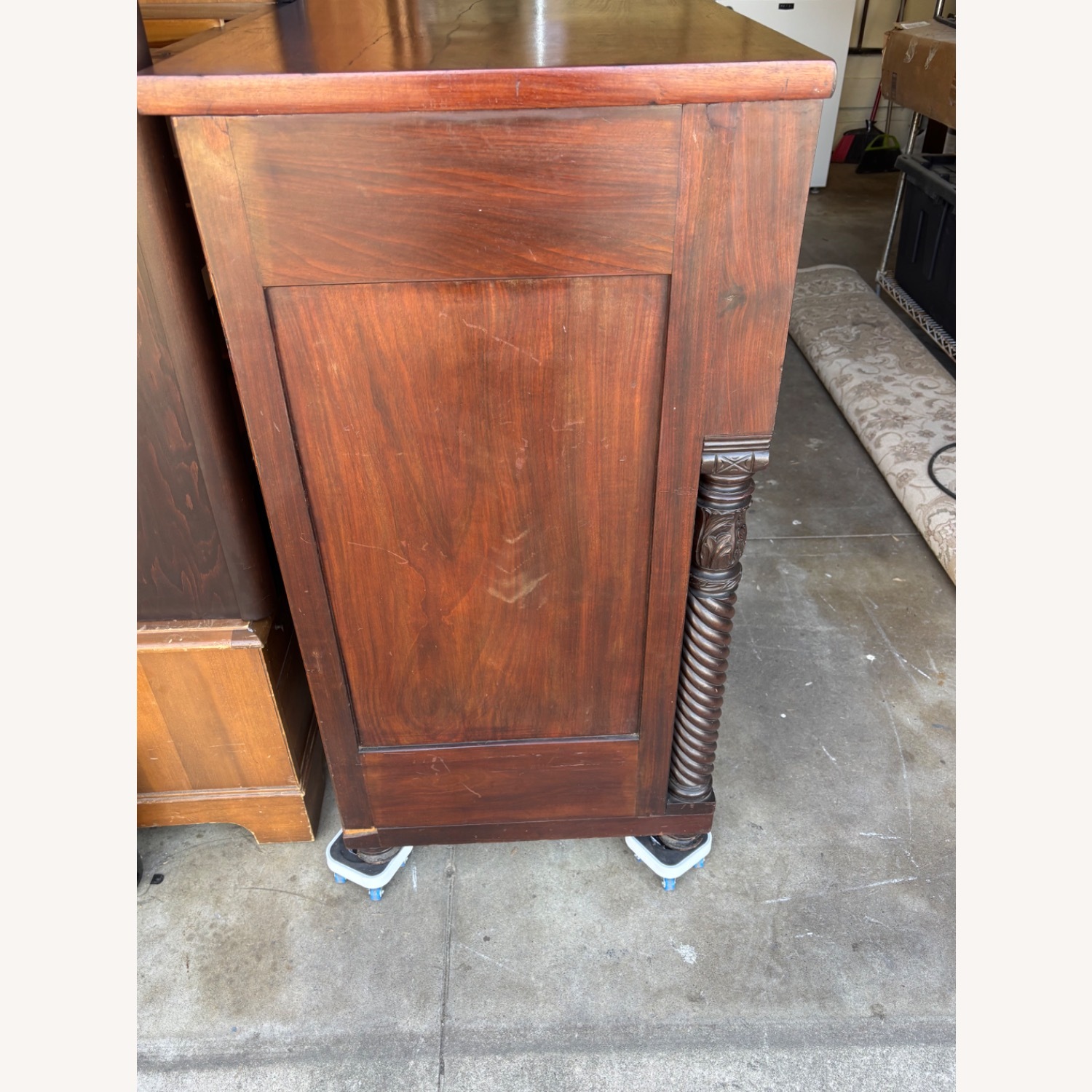 Vintage/Antique Finds Dark Brown Wood Chest - image-3