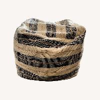 White Cotton Ottoman