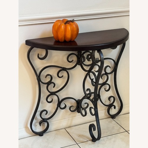 Used Kirkland's Dark Brown Side Table for sale on AptDeco