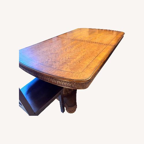Used Vintage/Antique Light Brown Wood Dining Table for sale on AptDeco