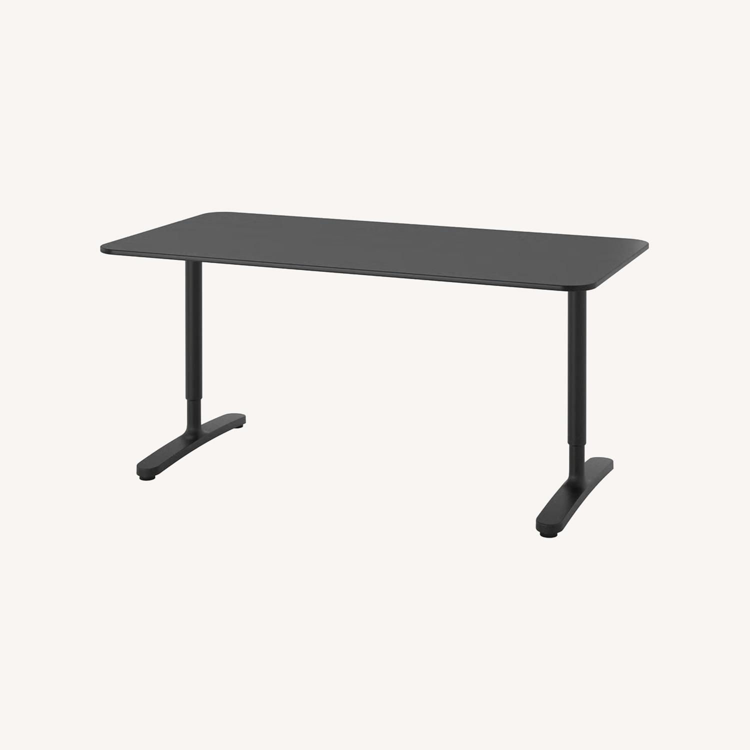 IKEA BEKANT Black Desk - image-0