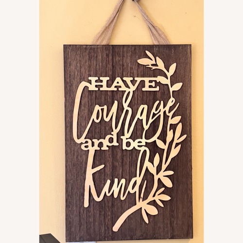 Used Kirkland's Dark Brown Wood Picture Frame for sale on AptDeco