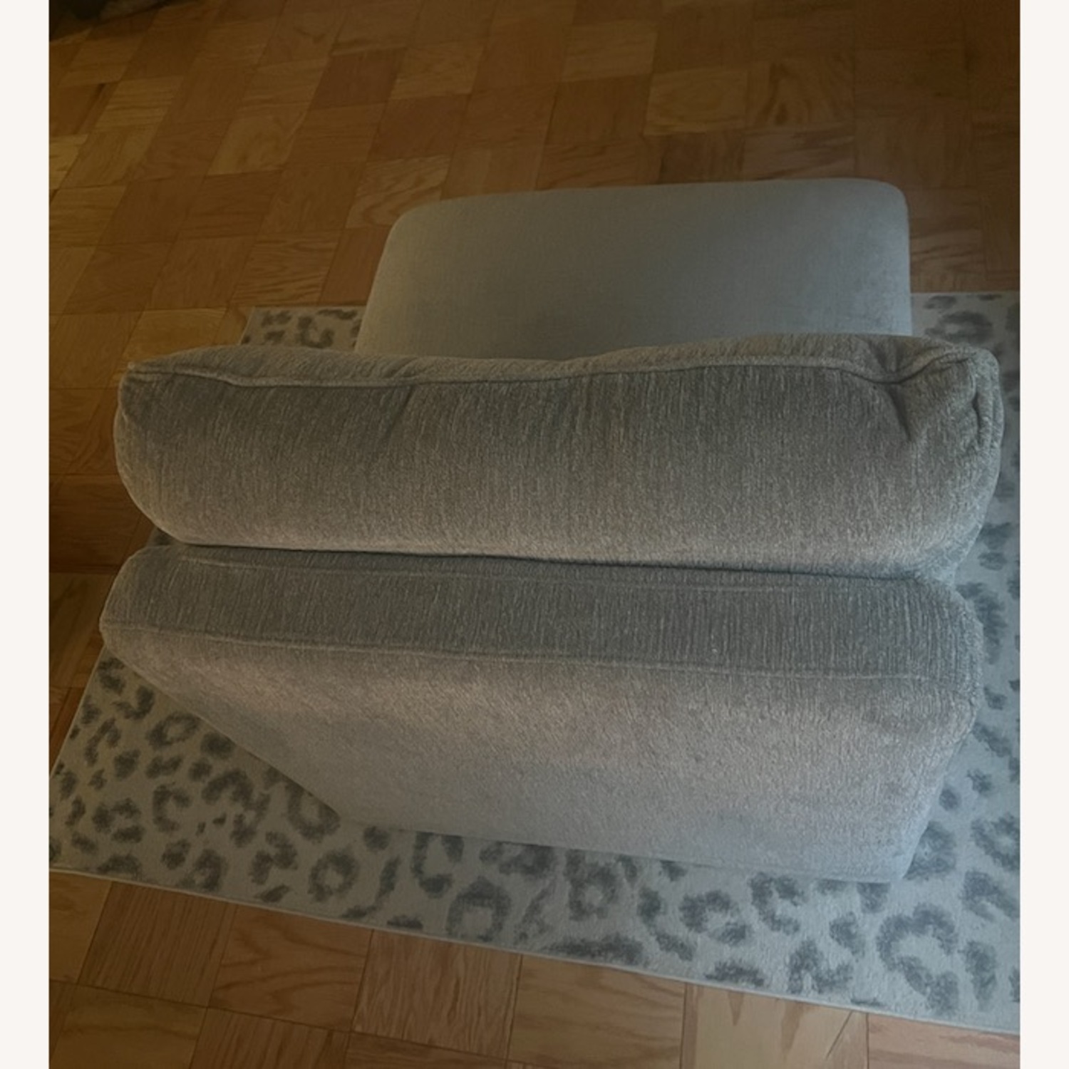 Soft Chenille Plush Comfortable Chair - image-2