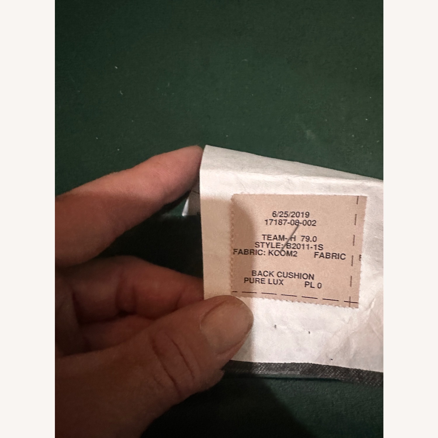 Kravet Green Microsuede 3+ Seater Sofa - image-2