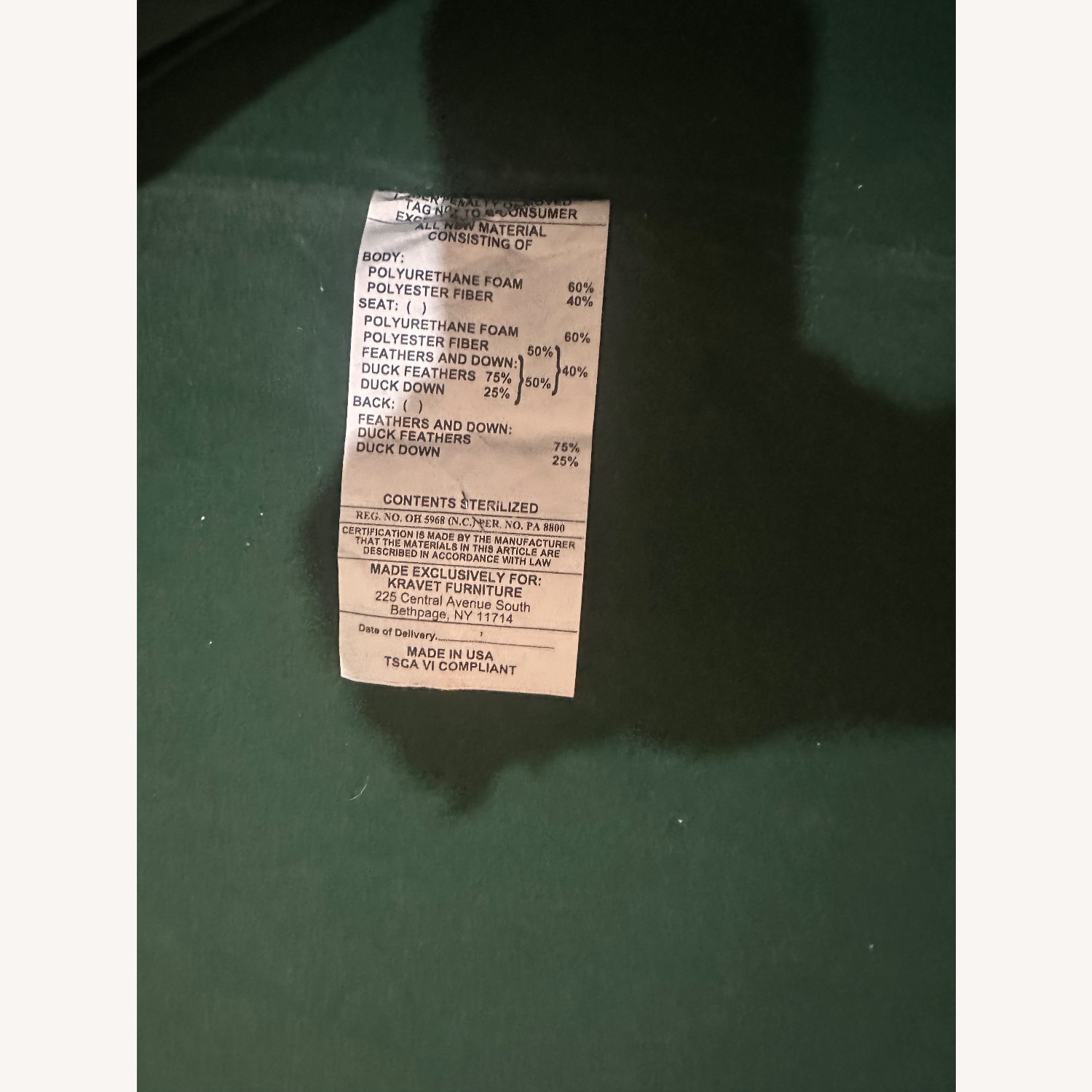 Kravet Green Microsuede 3+ Seater Sofa - image-3