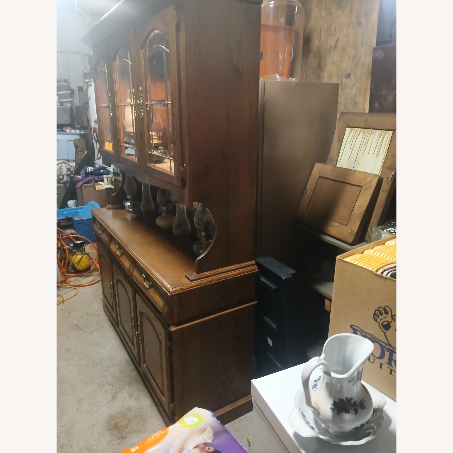 Pacific Coast Dark Brown Wood Bookcase - image-2