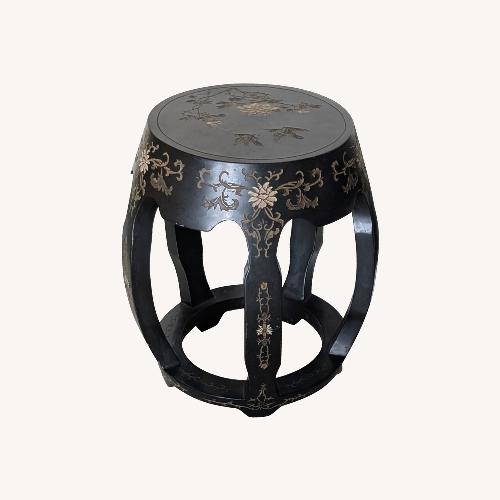 Used Vintage/Antique Black Wood Side Tables for sale on AptDeco