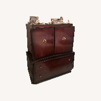 Bassett Armoire -Cherry Mahogany 