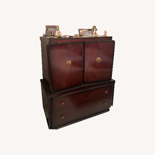 Used Bassett Armoire -Cherry Mahogany  for sale on AptDeco