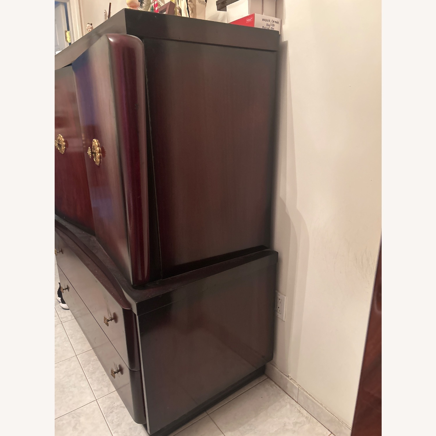 Bassett Armoire -Cherry Mahogany - image-3