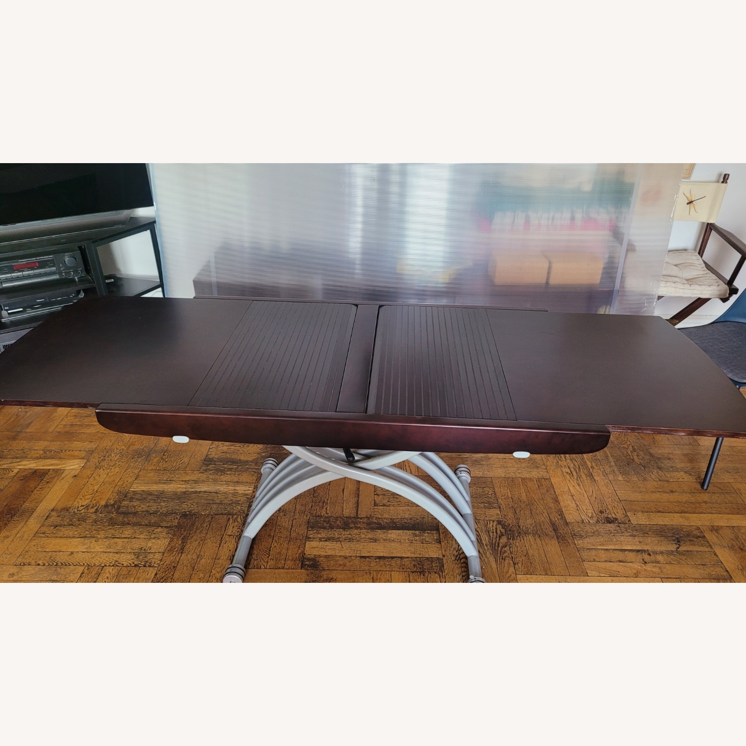 Modern Extendable Dining / Coffee Table - Brown - image-4