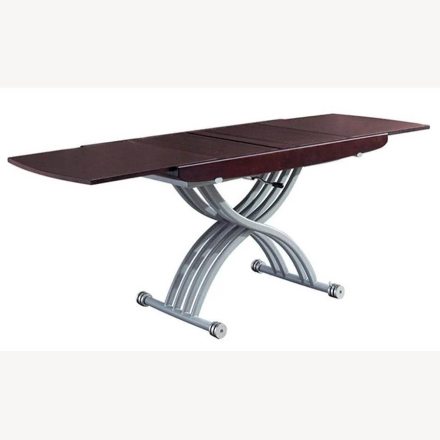 Modern Extendable Dining / Coffee Table - Brown - image-1