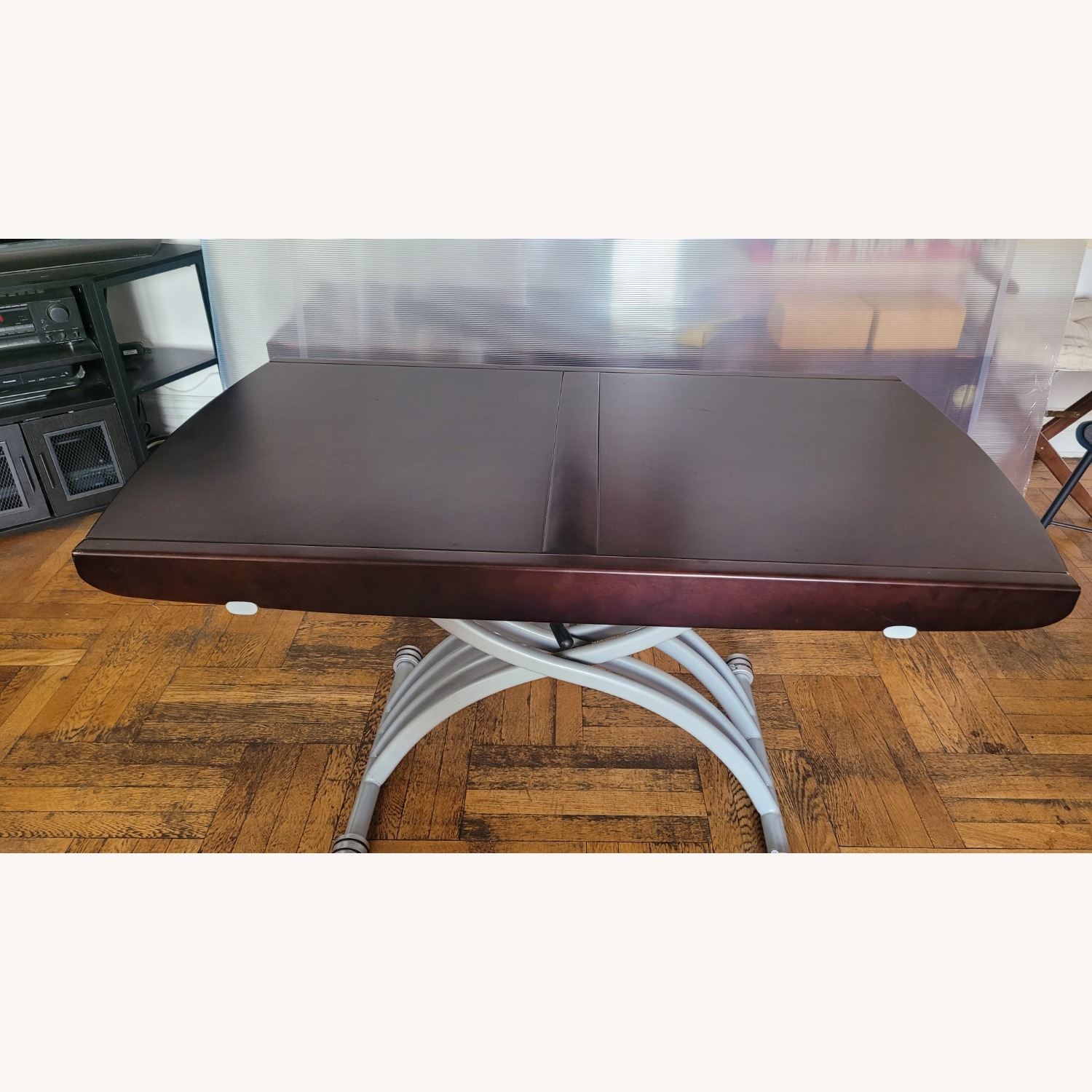 Modern Extendable Dining / Coffee Table - Brown - image-3