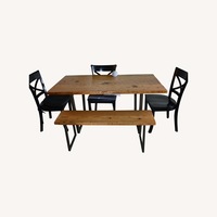 Brooklyn Modern Rustic Reclaimed Wood Dining Sets