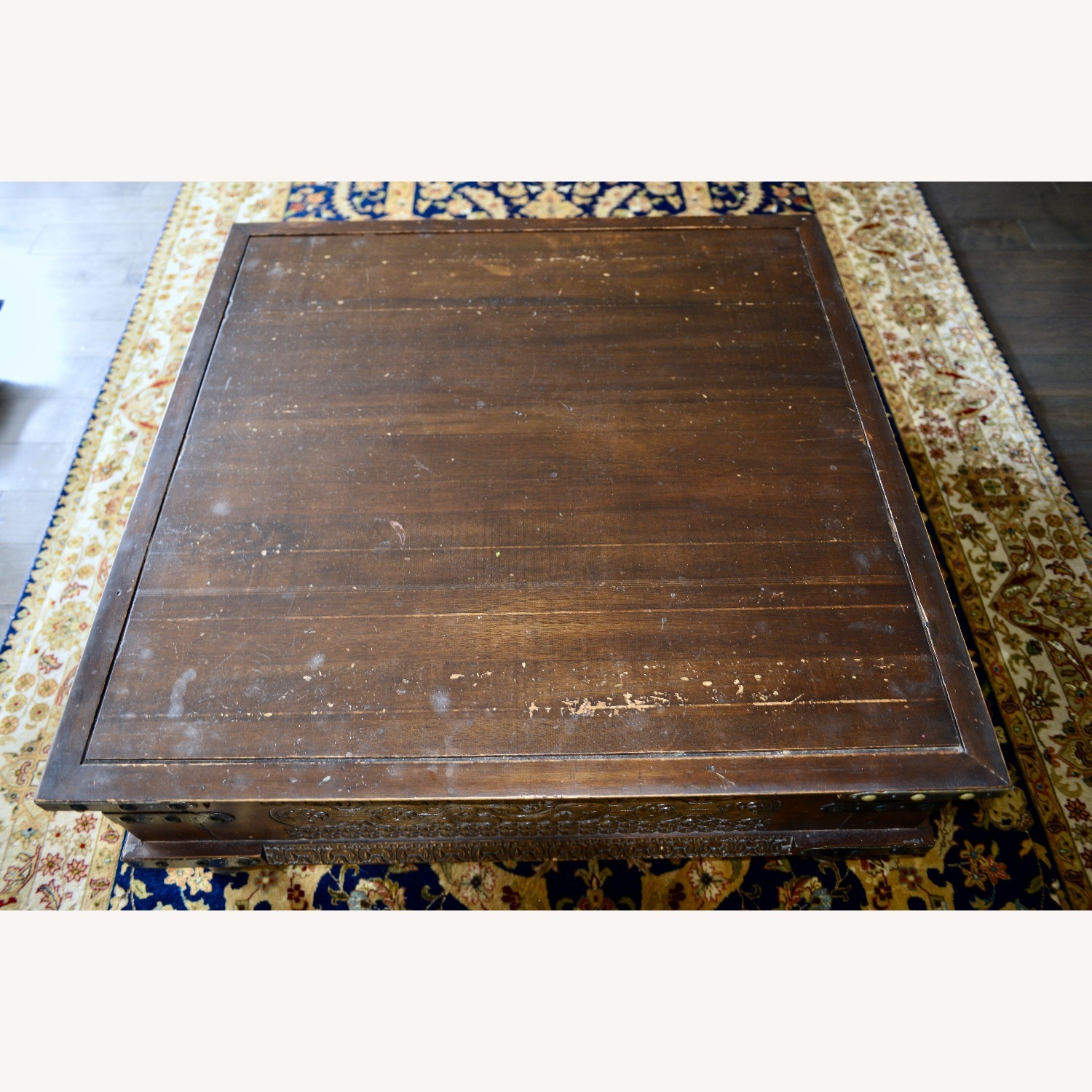 Pier 1 Imports Dark Brown Wood Coffee Table - image-6
