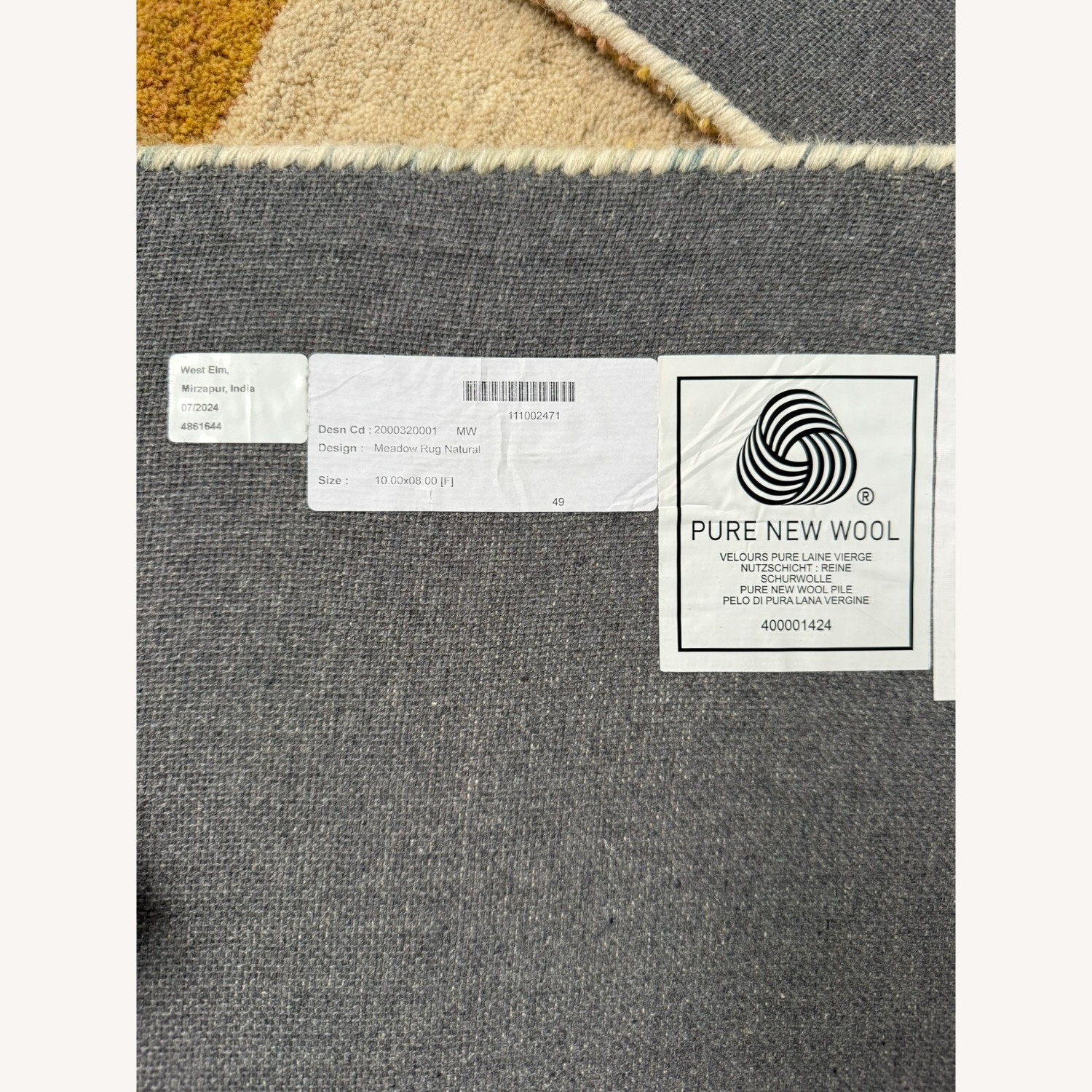 West Elm Meadow Rug 8x10 and Rug Pad - image-5