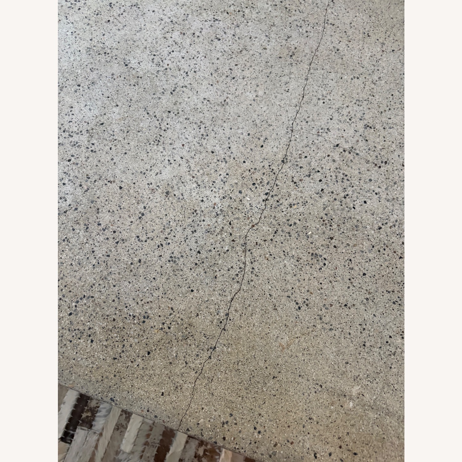 West Elm Light Gray Concrete Coffee Table - image-5