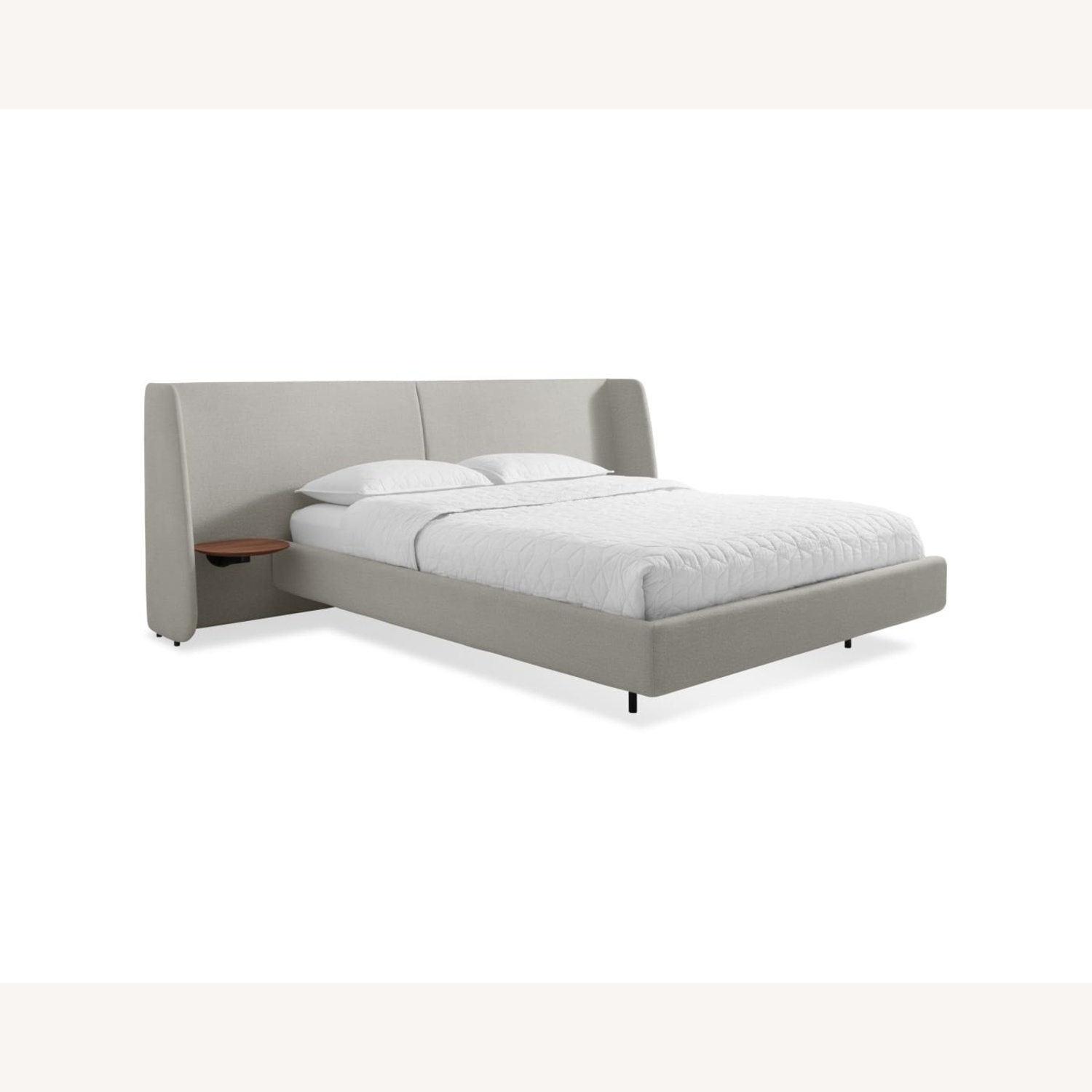 Blu Dot Hunker Light Gray Fabric Queen Bed - image-12