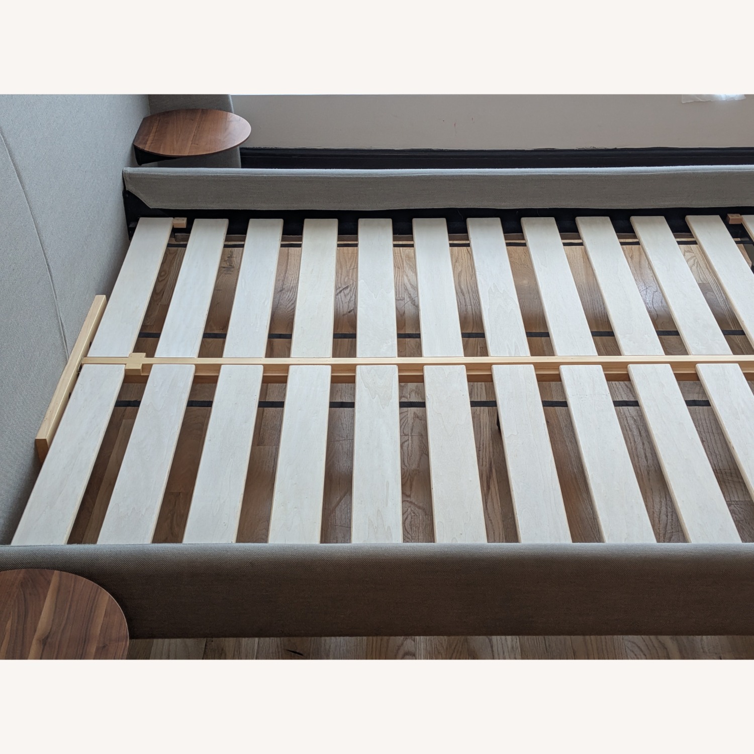 Blu Dot Hunker Light Gray Fabric Queen Bed - image-7