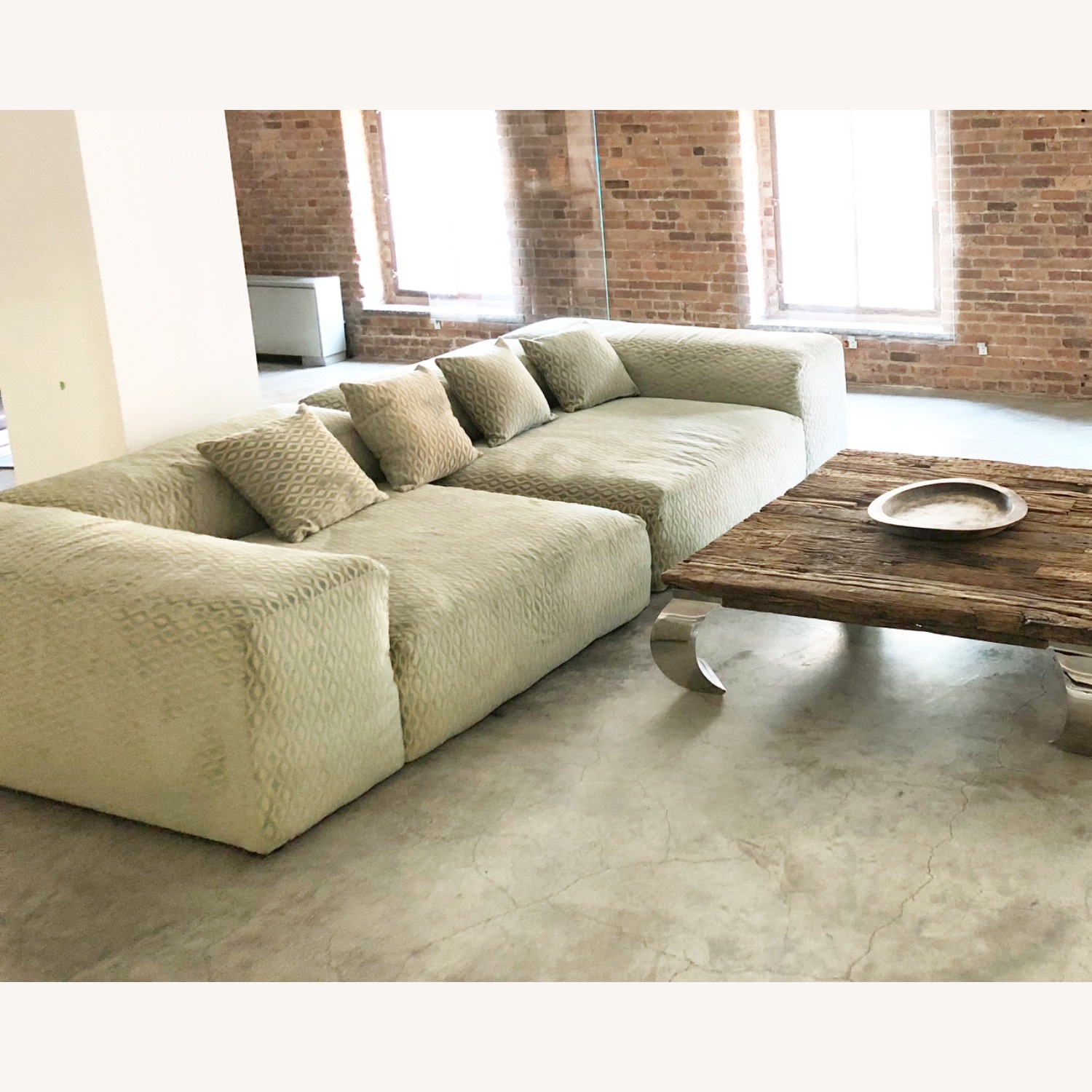 Velvet 2 Piece Sectional - image-1