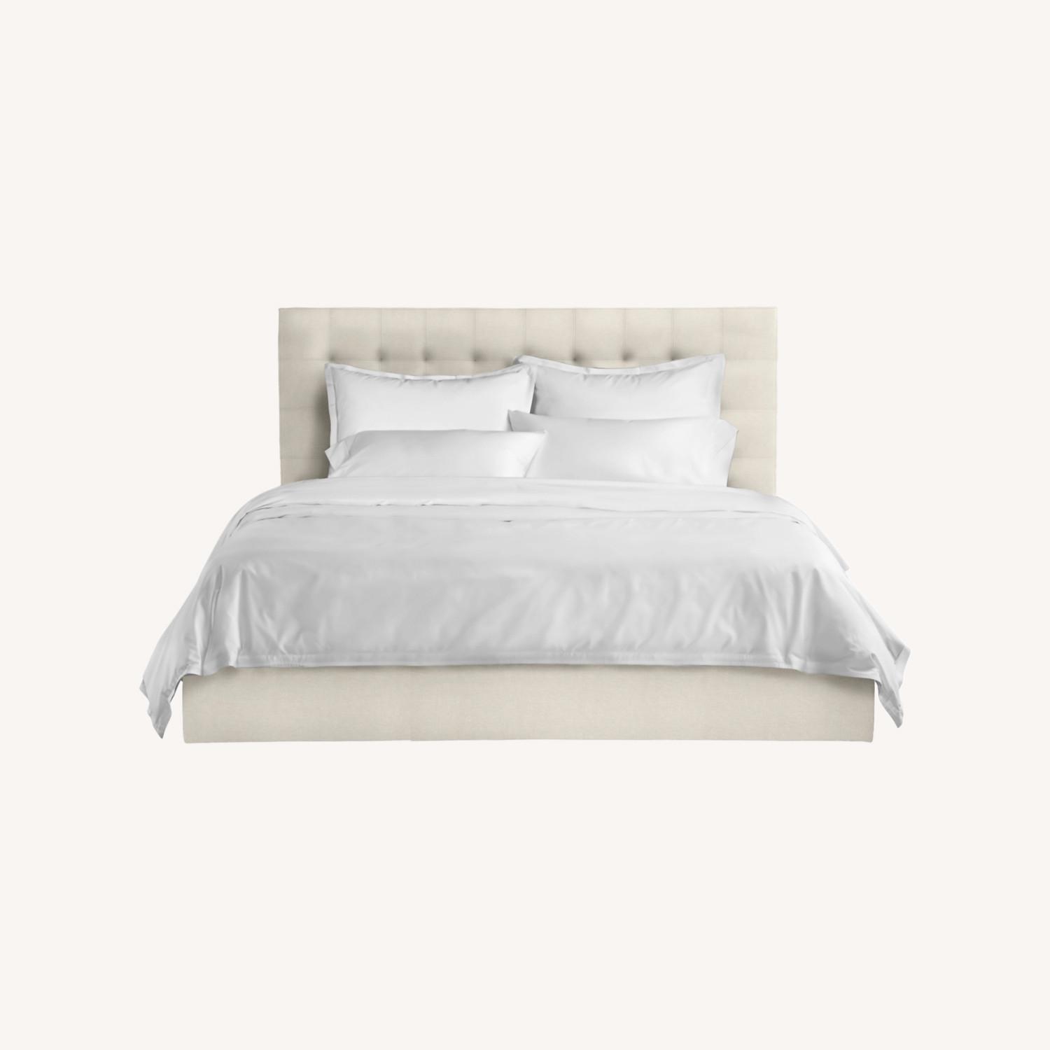 Room & Board Gray Queen Bed W Drawer - image-0