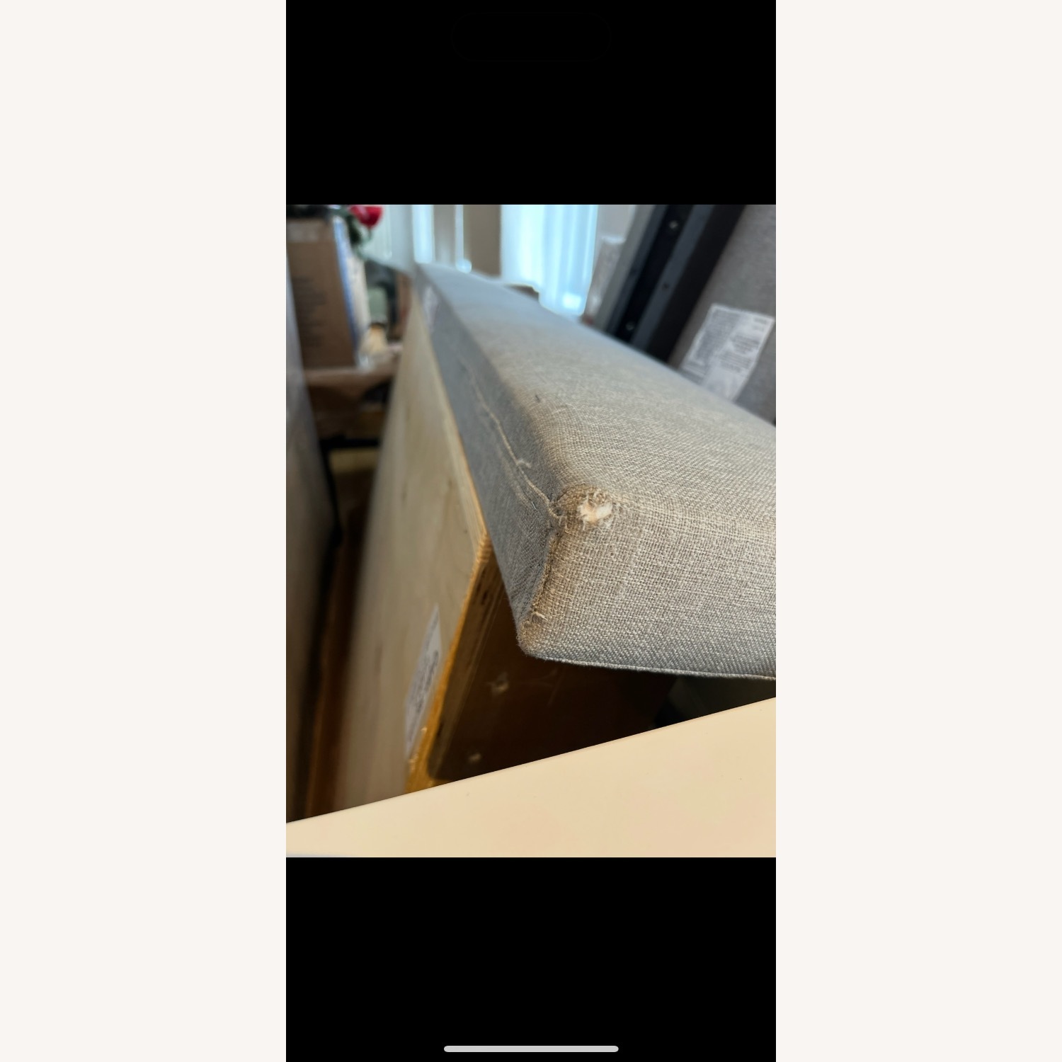 Room & Board Gray Queen Bed W Drawer - image-4