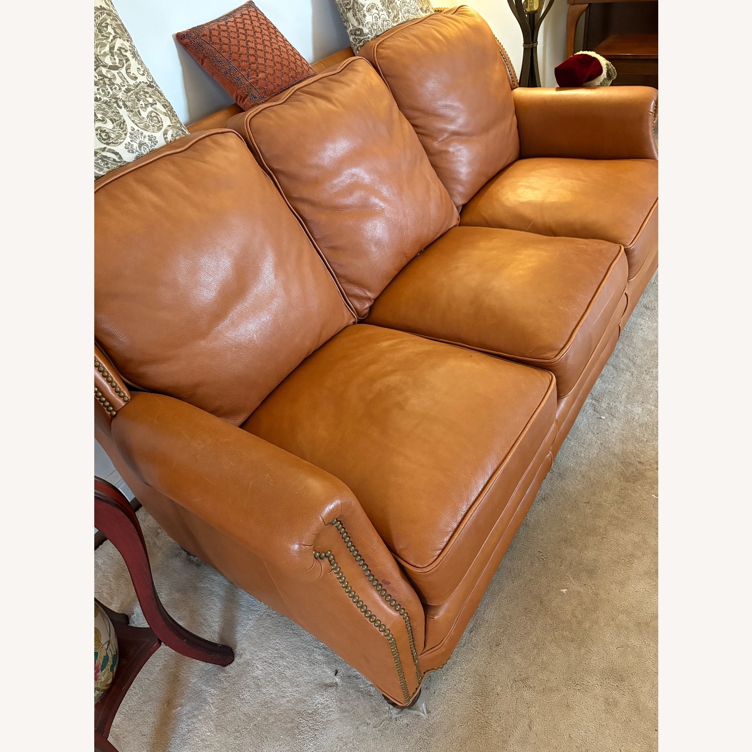 Light Brown 3+ Seater Charter Sofa  - image-3