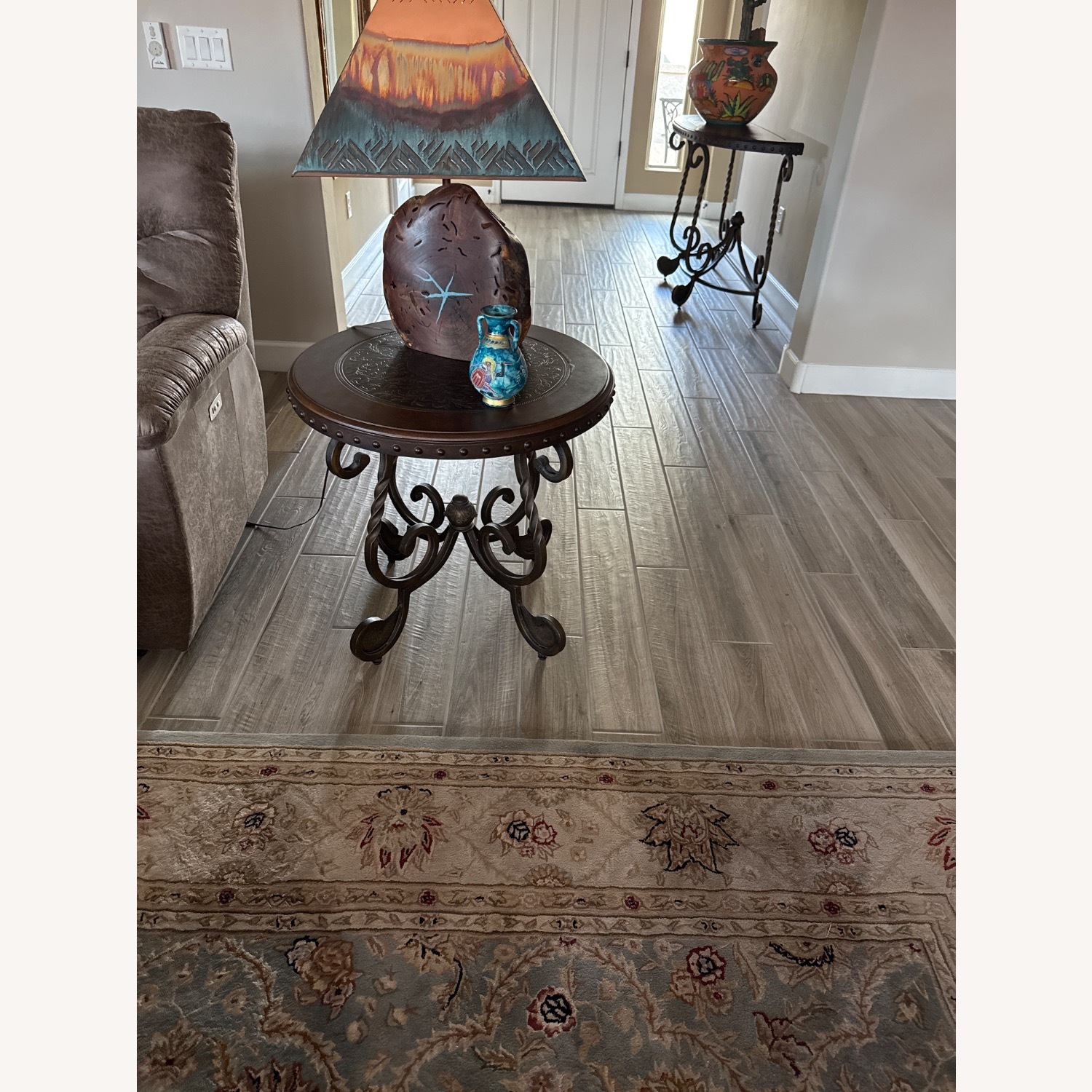 Ashley Furniture Dark Brown Coffee Table - image-4